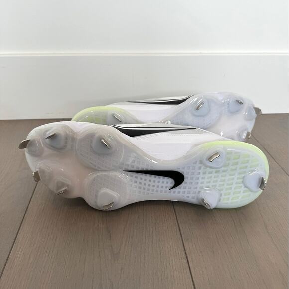 NEW Nike Force Zoom Trout 8 Pro Metal Baseball Cleats White/Black, Men's Size 13 - Picture 3 of 9